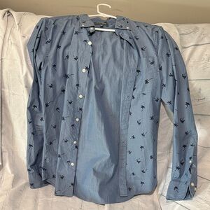 Bonobos Blue Casual Button Down Shirt